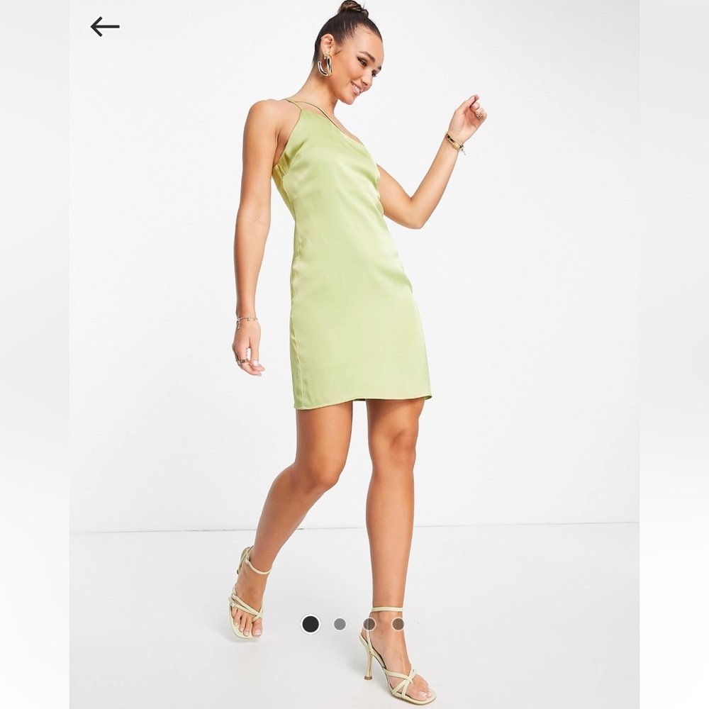Lola May satin mini dress